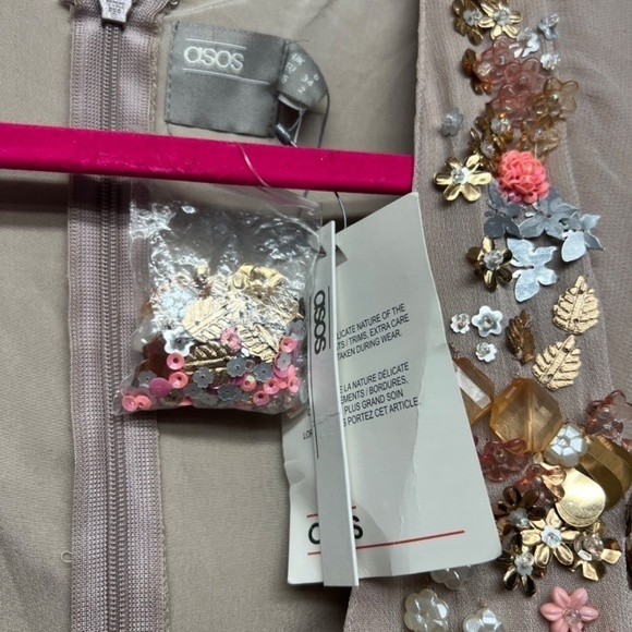 ASOS Women's Fairycore Boho Whimsical Play Festival Ethereal Womens Maxi Dress 2 - Picture 16 of 16